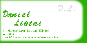 daniel liptai business card